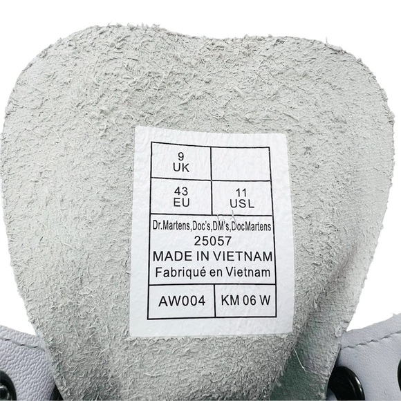 NEW Dr. Martens Softy T Leather Lace-Up Boot White Womens Size 11 1460/25057 New - Picture 8 of 9